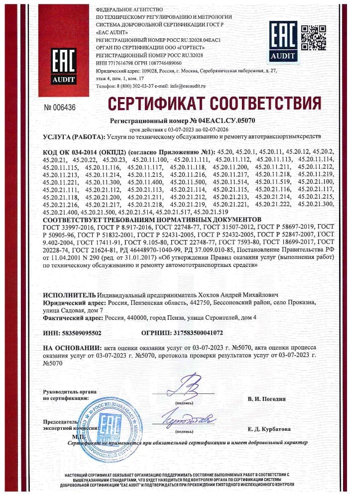 Сертификат